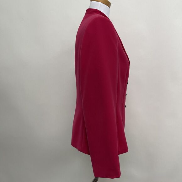 Le Suit Essentials Women's Suit Blazer Size 10 Pink Lined - Picture 5 of 9